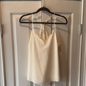 J. Crew Cream Racerback Camisole Top